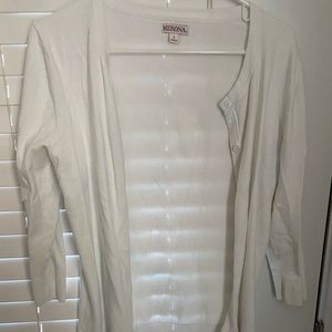 Target brand Merona White Cardigan